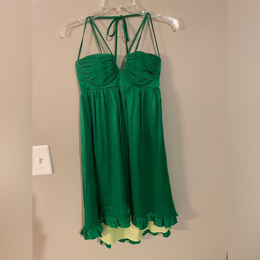 Betsey Johnson Green Dress Size 2